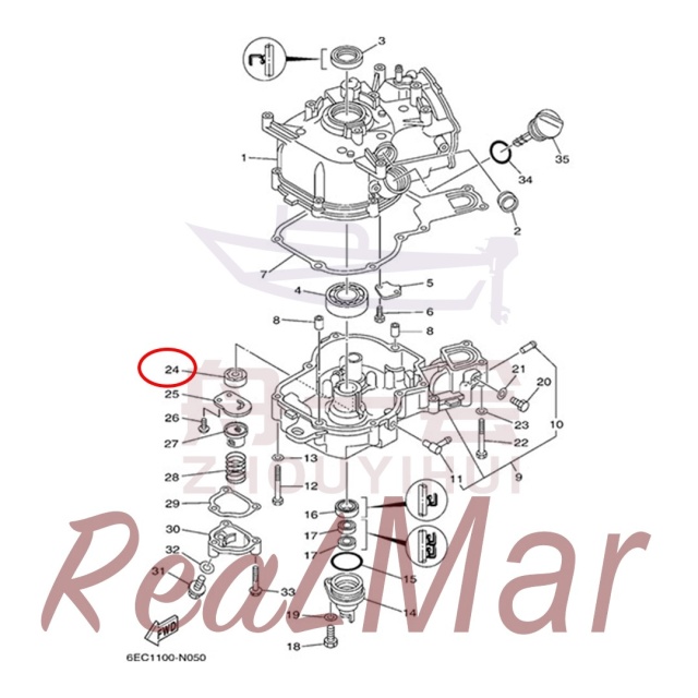 ROTOR ASSY 1 (6BX-E3310-00),Dimo,ROTOR ASSY 1 (6BX-E3310-00)-Dimo