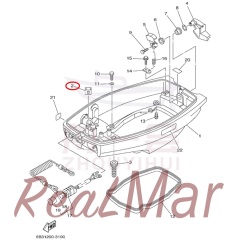 GROMMET (61N-26326-00),Dimo,GROMMET (61N-26326-00)-Dimo