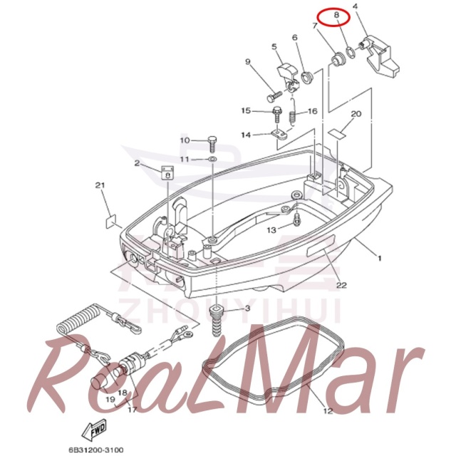 WASHER  WAVE (90206-12052),Dimo,WASHER  WAVE (90206-12052)-Dimo