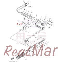 BOLT  FRICTION ADJUSTING (6B4-42125-00),Dimo,BOLT  FRICTION ADJUSTING (6B4-42125-00)-Dimo