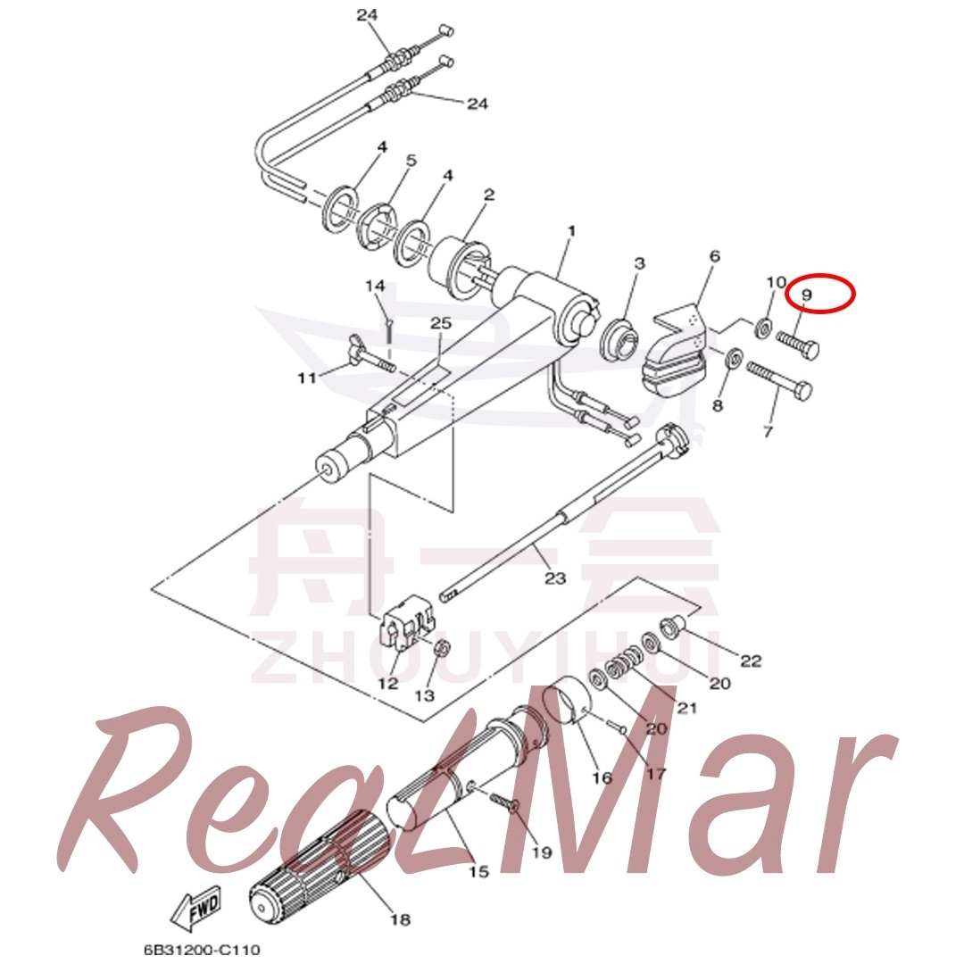 BOLT (97095-08030),Dimo,BOLT (97095-08030)-Dimo