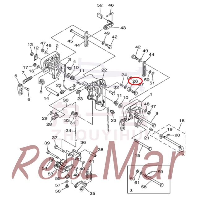 SEAL  DAMPER (676-43373-00),Dimo,SEAL  DAMPER (676-43373-00)-Dimo