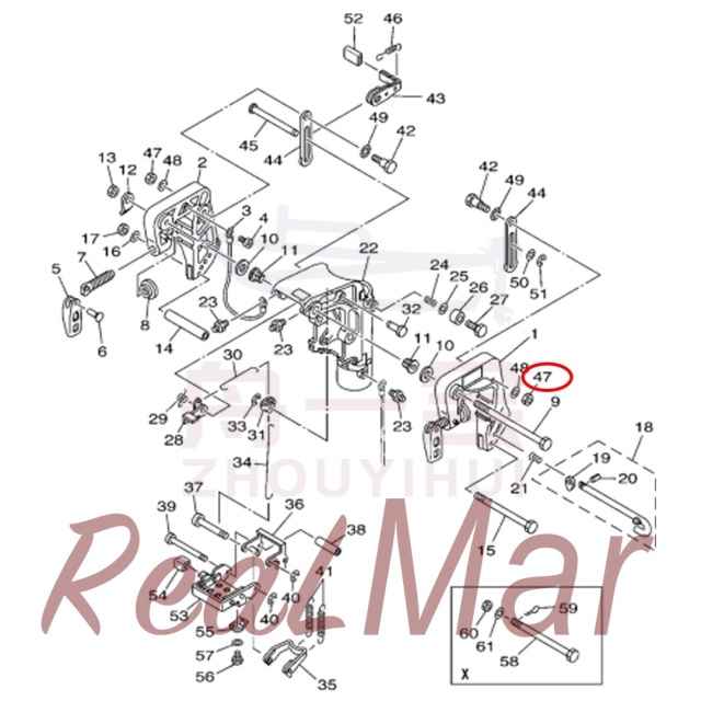 NUT  U (95680-06100),Dimo,NUT  U (95680-06100)-Dimo