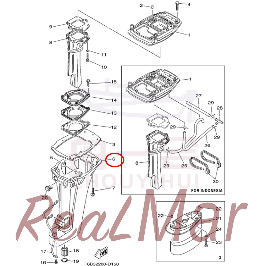 CASING  UPPER (682-45111-05-4D),Dimo,CASING  UPPER (682-45111-05-4D)-Dimo