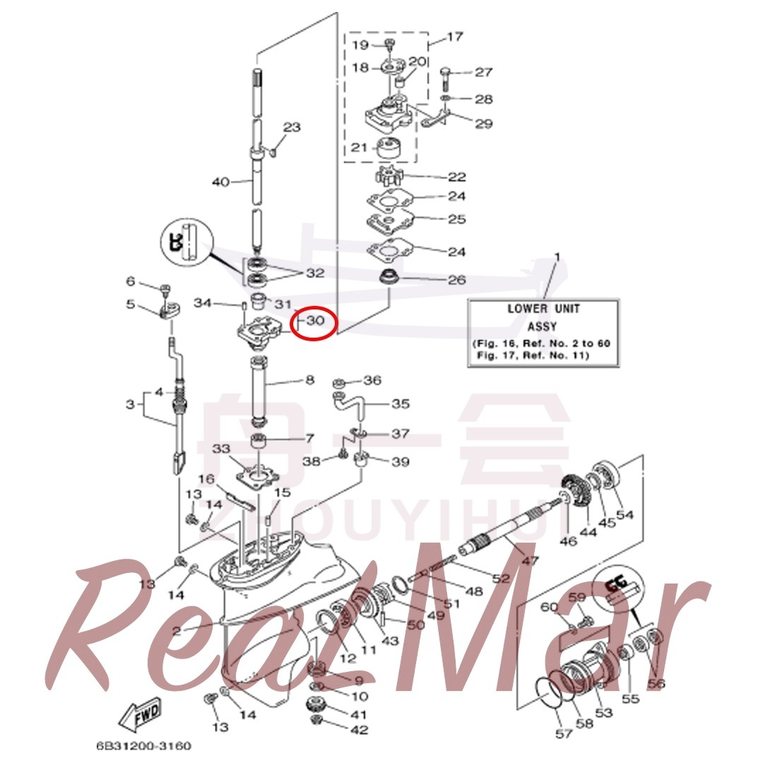 HOUSING  BEARING (6E7-45331-00-5B),Dimo,HOUSING  BEARING (6E7-45331-00-5B)-Dimo