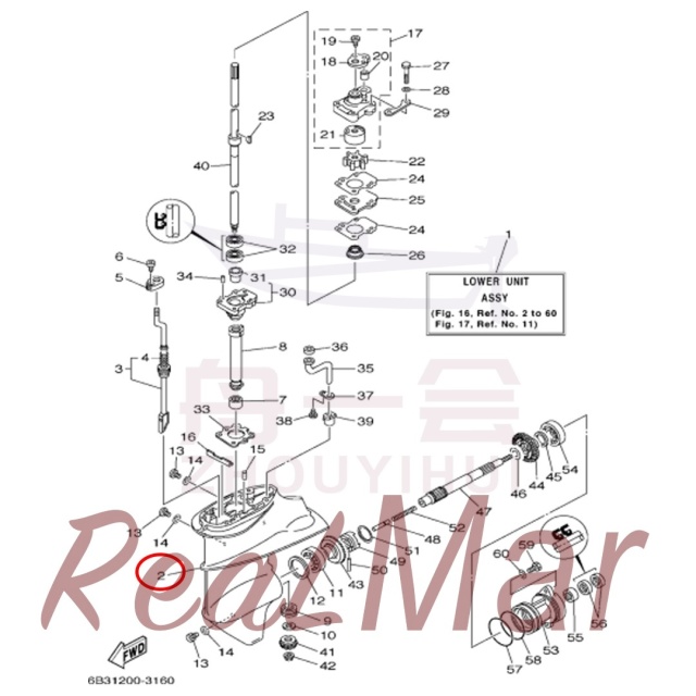 CASING  LOWER (6E8-45311-01-4D),Dimo,CASING  LOWER (6E8-45311-01-4D)-Dimo