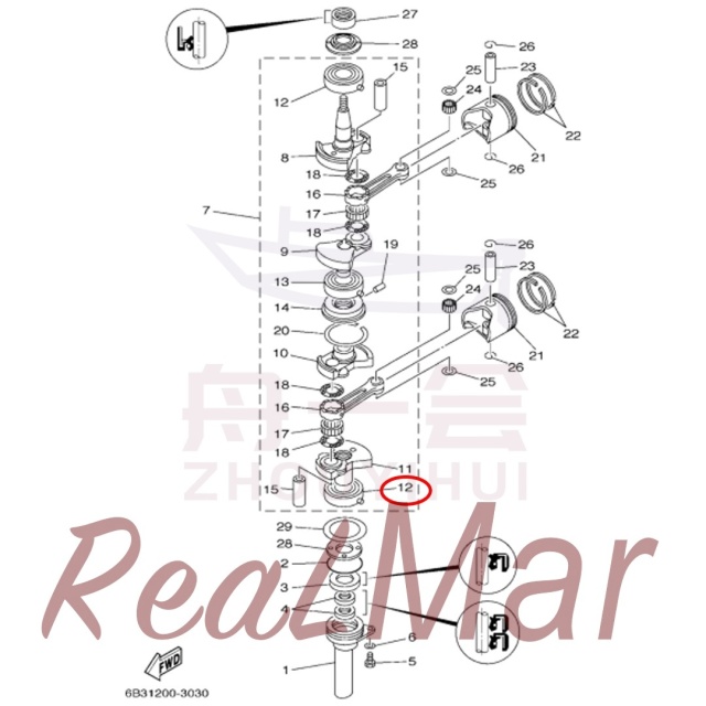 .BEARING (93306-205A1),Dimo,.BEARING (93306-205A1)-Dimo