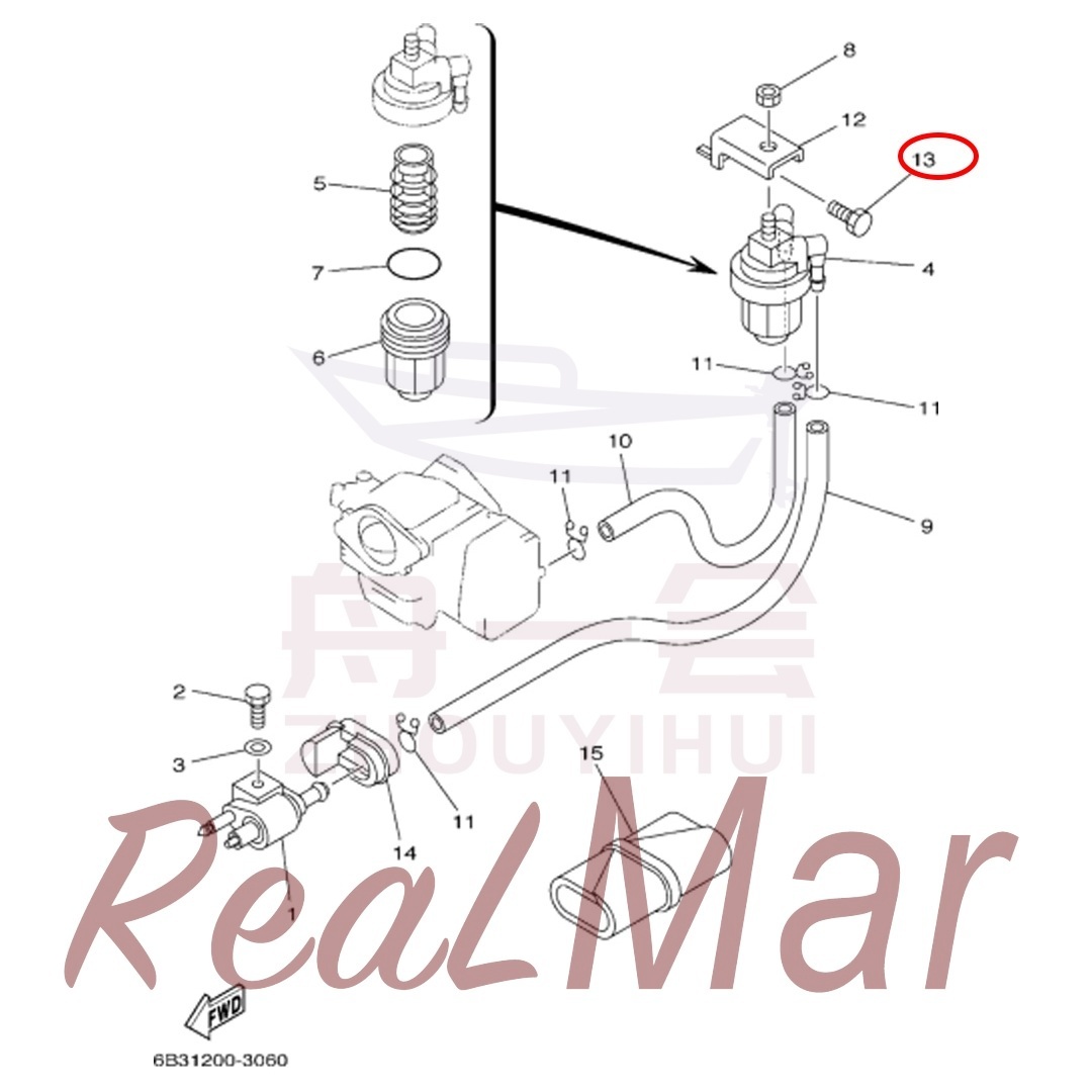 BOLT (97013-06010),Dimo,BOLT (97013-06010)-Dimo