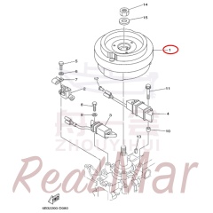 ROTOR ASSY (6B4-85550-01),Dimo,ROTOR ASSY (6B4-85550-01)-Dimo