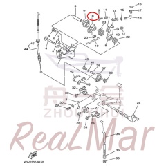 LEVER  FREE ACCEL. (63V-41283-01),Dimo,LEVER  FREE ACCEL. (63V-41283-01)-Dimo