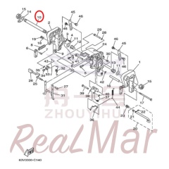 BOLT  CLAMP BRACKET (63W-43131-01),Dimo,BOLT  CLAMP BRACKET (63W-43131-01)-Dimo