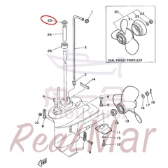 GROMMET  WATER TUBE 1 (63V-44375-00),Dimo,GROMMET  WATER TUBE 1 (63V-44375-00)-Dimo
