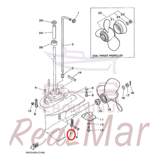 COVER  WATER INLET (6G1-45214-00),Dimo,COVER  WATER INLET (6G1-45214-00)-Dimo