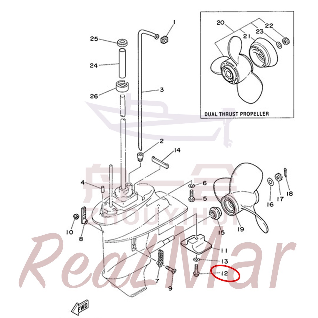 BOLT  FLANGE (95895-06030),Dimo,BOLT  FLANGE (95895-06030)-Dimo