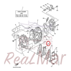 INNER COVER  EXHAUST (63V-41111-00-1S),Dimo,INNER COVER  EXHAUST (63V-41111-00-1S)-Dimo