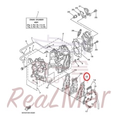 GASKET  EXHAUST INNER COVER (63V-41112-A0),Dimo,GASKET  EXHAUST INNER COVER (63V-41112-A0)-Dimo