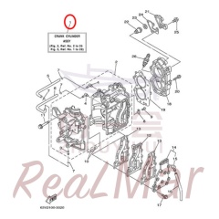 CRANK CYLINDER ASSY (63V-W0090-03-1S),Dimo,CRANK CYLINDER ASSY (63V-W0090-03-1S)-Dimo