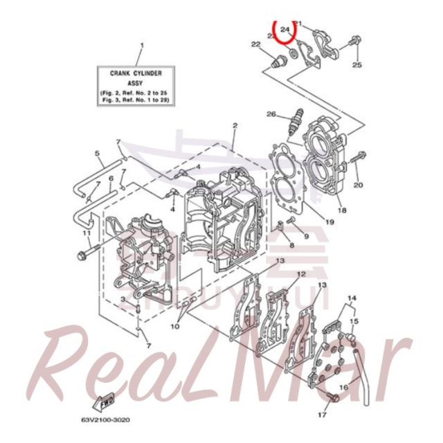 GASKET  COVER (682-12414-A1),Dimo,GASKET  COVER (682-12414-A1)-Dimo