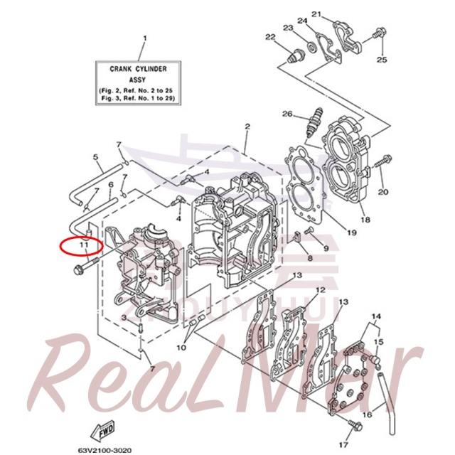 BOLT  WITH WASHER (90119-08M07),Dimo,BOLT  WITH WASHER (90119-08M07)-Dimo