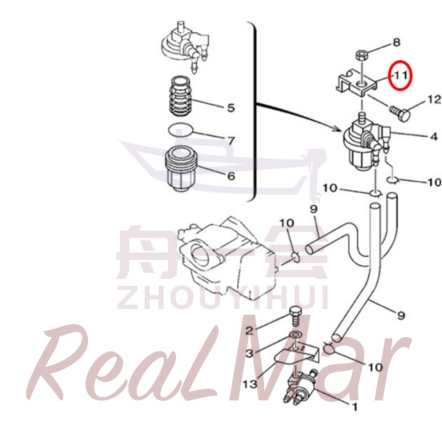 BRACKET  FILTER (682-24566-01),Dimo,BRACKET  FILTER (682-24566-01)-Dimo