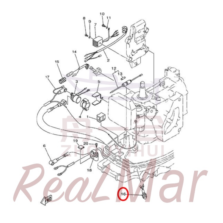 STARTING SWITCH ASSY (689-81870-00),Dimo,STARTING SWITCH ASSY (689-81870-00)-Dimo