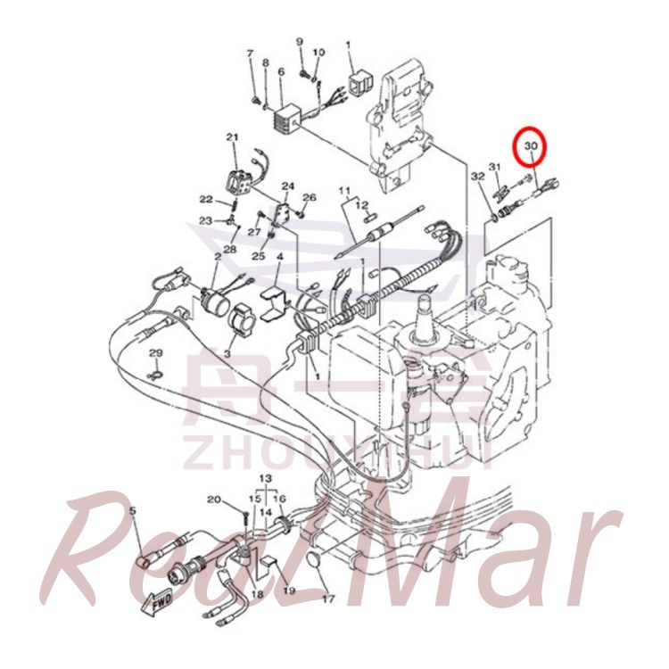 THERMO SWITCH ASSY (61T-82560-00),Dimo,THERMO SWITCH ASSY (61T-82560-00)-Dimo
