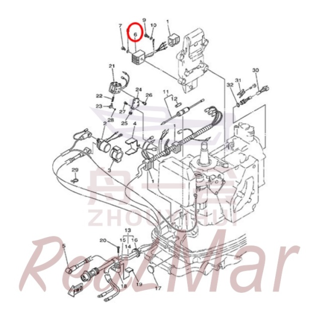 RECTIFIER ASSY (664-81970-61),Dimo,RECTIFIER ASSY (664-81970-61)-Dimo