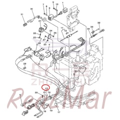 WIRE HARNESS ASSY 2 (61T-82580-00),Dimo,WIRE HARNESS ASSY 2 (61T-82580-00)-Dimo