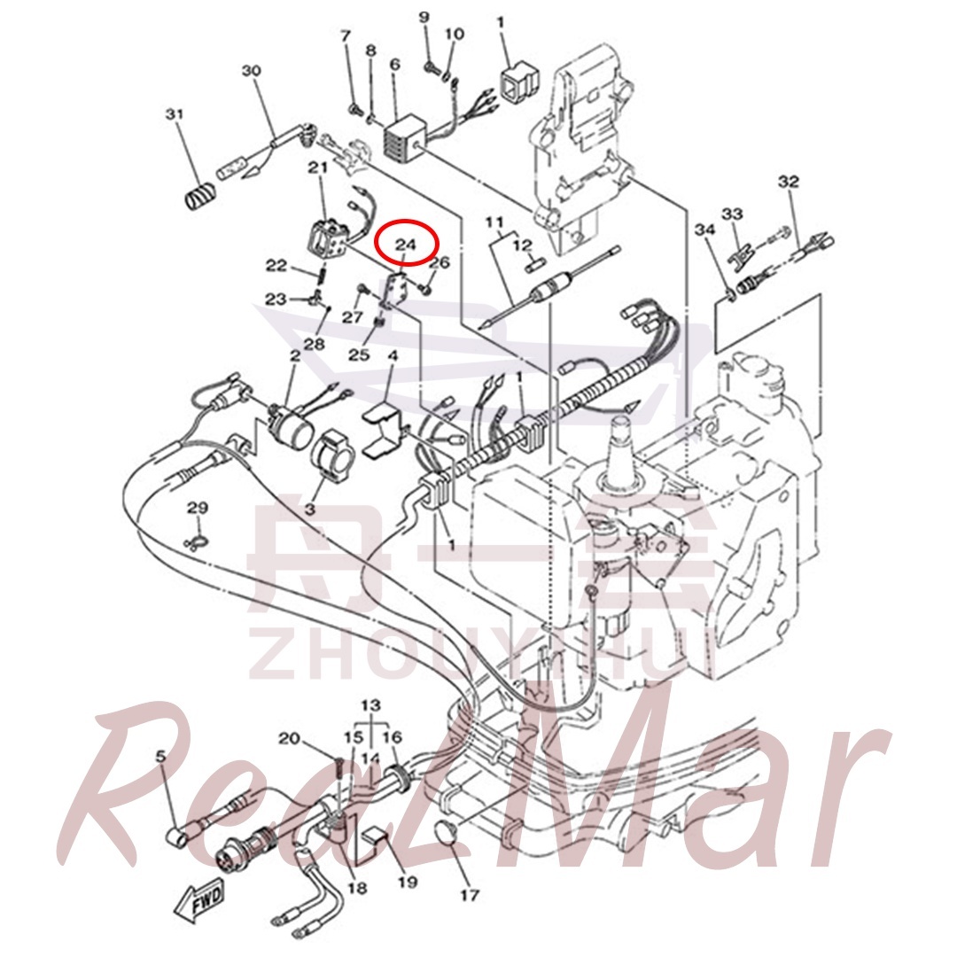 STAY  SOLENOID (61T-86112-00),Dimo,STAY  SOLENOID (61T-86112-00)-Dimo