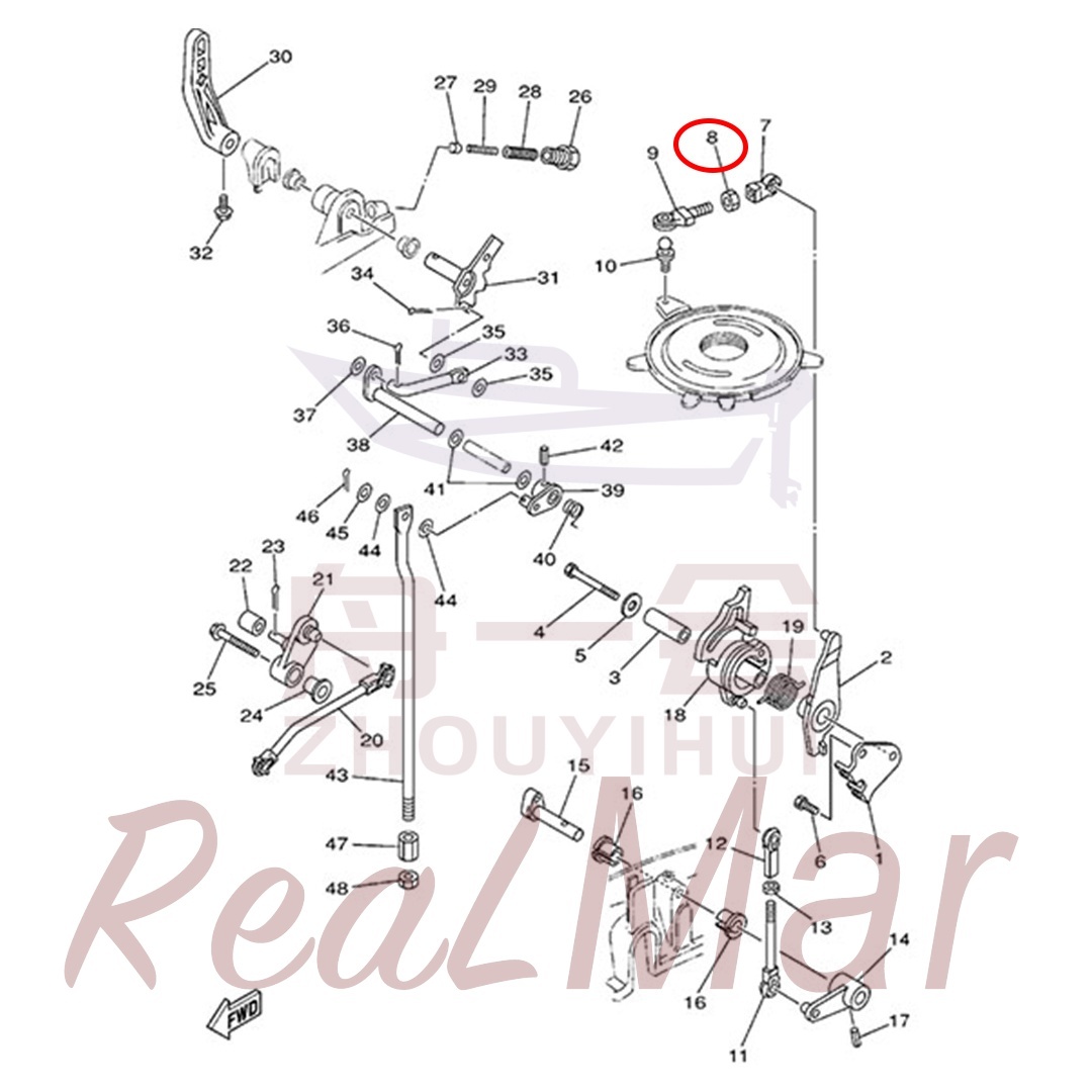 NUT (95380-05700),Dimo,NUT (95380-05700)-Dimo
