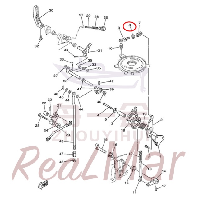 NUT (95380-05700),Dimo,NUT (95380-05700)-Dimo