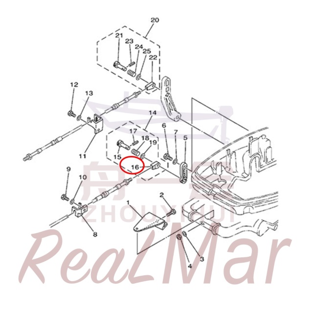 .CABLE END  REMOTE CONTROL (617-48346-90),Dimo,.CABLE END  REMOTE CONTROL (617-48346-90)-Dimo