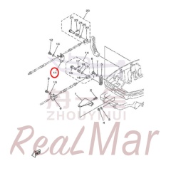 BRACKET  REMOTE CONTROL 1 (689-48531-50),Dimo,BRACKET  REMOTE CONTROL 1 (689-48531-50)-Dimo