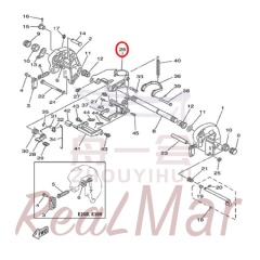 BRACKET  SWIVEL 1 (689-43311-03-4D),Dimo,BRACKET  SWIVEL 1 (689-43311-03-4D)-Dimo
