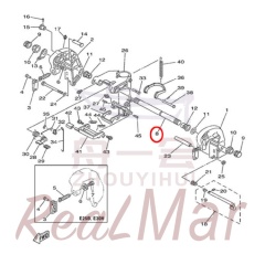 BOLT  CLAMP BRACKET (6J8-43131-01),Dimo,BOLT  CLAMP BRACKET (6J8-43131-01)-Dimo
