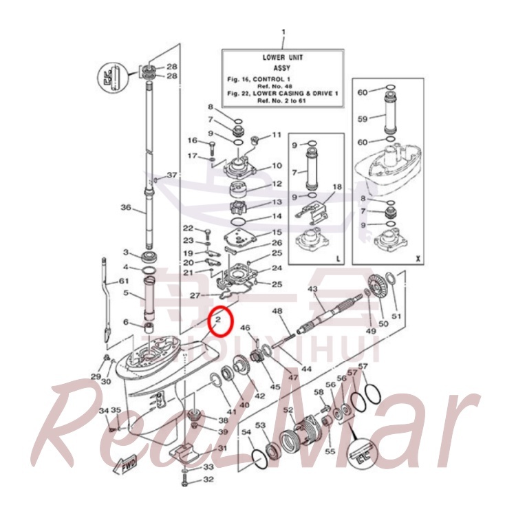 CASING  LOWER (61N-45311-02-4D),Dimo,CASING  LOWER (61N-45311-02-4D)-Dimo