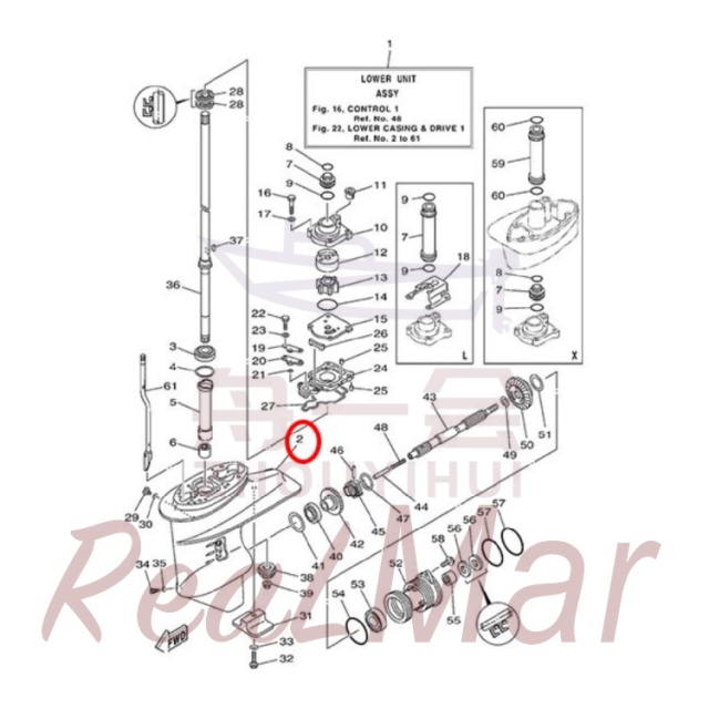 CASING  LOWER (61N-45311-02-4D),Dimo,CASING  LOWER (61N-45311-02-4D)-Dimo