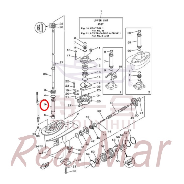 SLEEVE  DRIVE SHAFT (61N-45536-00),Dimo,SLEEVE  DRIVE SHAFT (61N-45536-00)-Dimo