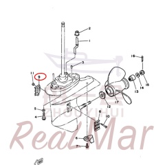 COVER  WATER INLET 2 (6L2-45215-00),Dimo,COVER  WATER INLET 2 (6L2-45215-00)-Dimo