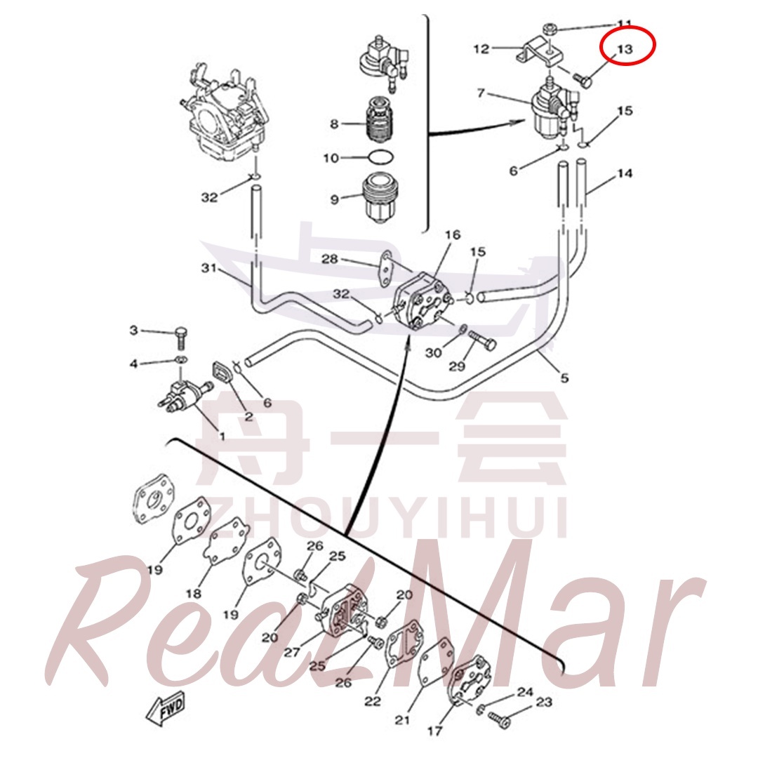 BOLT (97013-06014),Dimo,BOLT (97013-06014)-Dimo