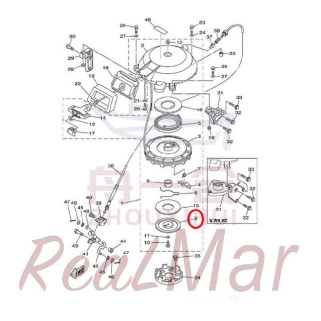 .PLATE  DRIVE (6F5-15716-01),Dimo,.PLATE  DRIVE (6F5-15716-01)-Dimo