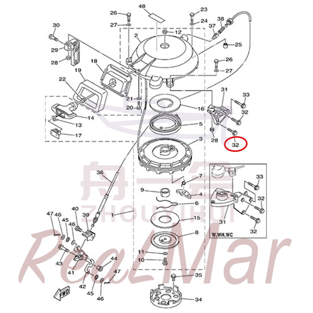 BOLT  WITH WASHER (90119-06MA3),Dimo,BOLT  WITH WASHER (90119-06MA3)-Dimo