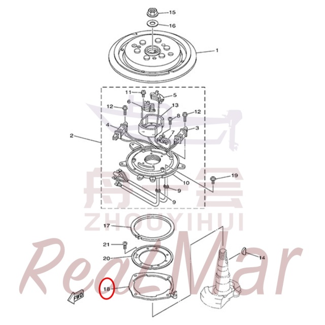 PLATE  BASE FRICTION (676-41613-00),Dimo,PLATE  BASE FRICTION (676-41613-00)-Dimo