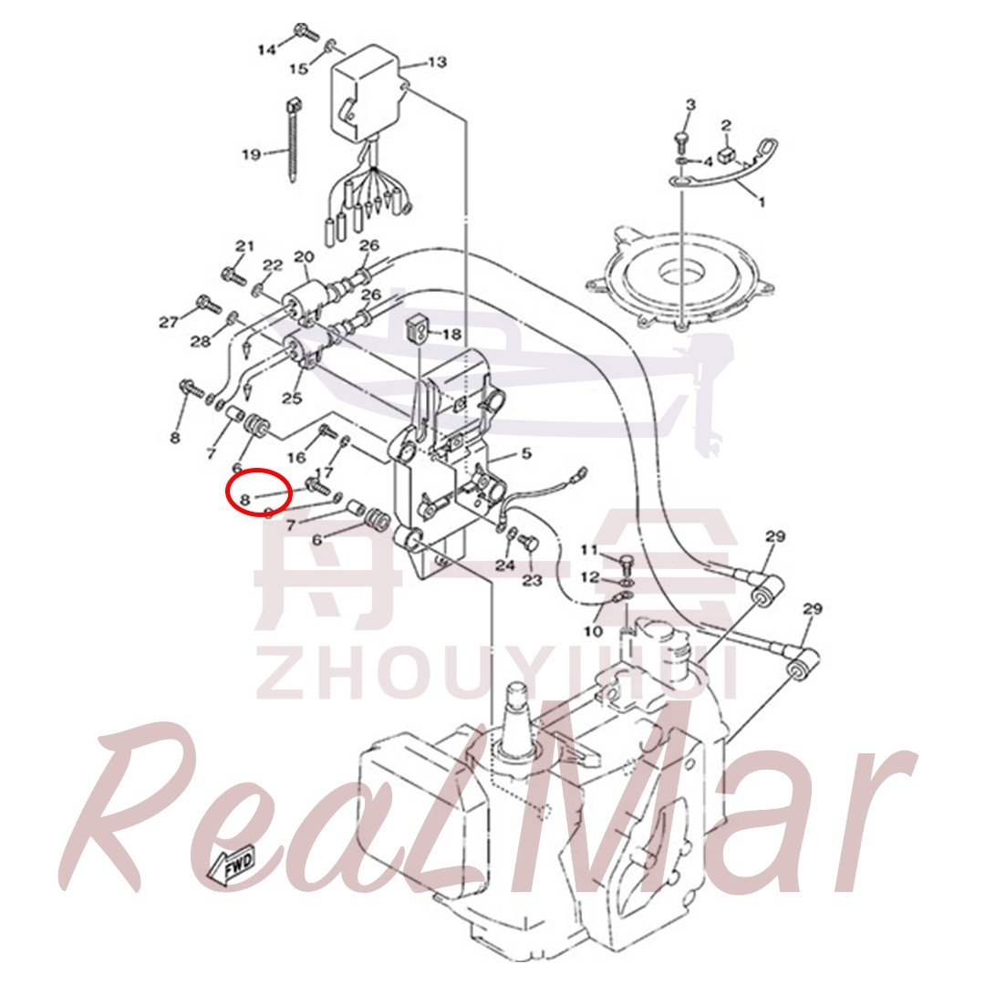 BOLT  WITH WASHER (90119-06M95),Dimo,BOLT  WITH WASHER (90119-06M95)-Dimo