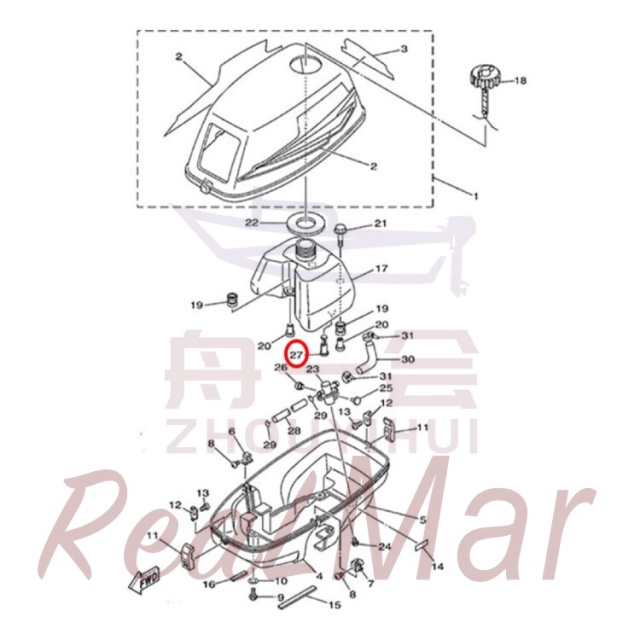 STRAINER 1 (6L5-24251-00),Dimo,STRAINER 1 (6L5-24251-00)-Dimo