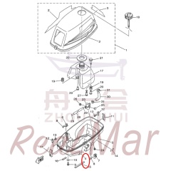 COWLING  BOTTOM (6L5-42711-11),Dimo,COWLING  BOTTOM (6L5-42711-11)-Dimo