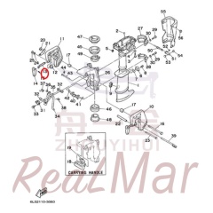 SCREW  TRANSOM CLAMP (6E0-43116-01),Dimo,SCREW  TRANSOM CLAMP (6E0-43116-01)-Dimo