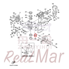 BUSHING  PIVOT SHAFT (6L5-42538-00),Dimo,BUSHING  PIVOT SHAFT (6L5-42538-00)-Dimo