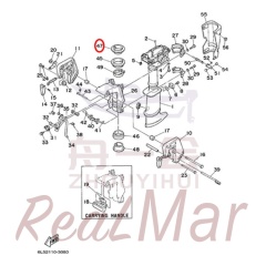 BUSHING  PIVOT SHAFT (6L5-42539-00),Dimo,BUSHING  PIVOT SHAFT (6L5-42539-00)-Dimo