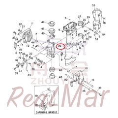BRACKET  SWIVEL 1 (6L5-43311-01-4D),Dimo,BRACKET  SWIVEL 1 (6L5-43311-01-4D)-Dimo